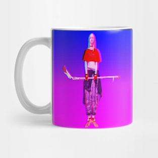 Aesthetic anime girl golf paddle striking t-shirt Mug